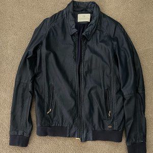 Men's Leather Large Scotch & Soda Jacket